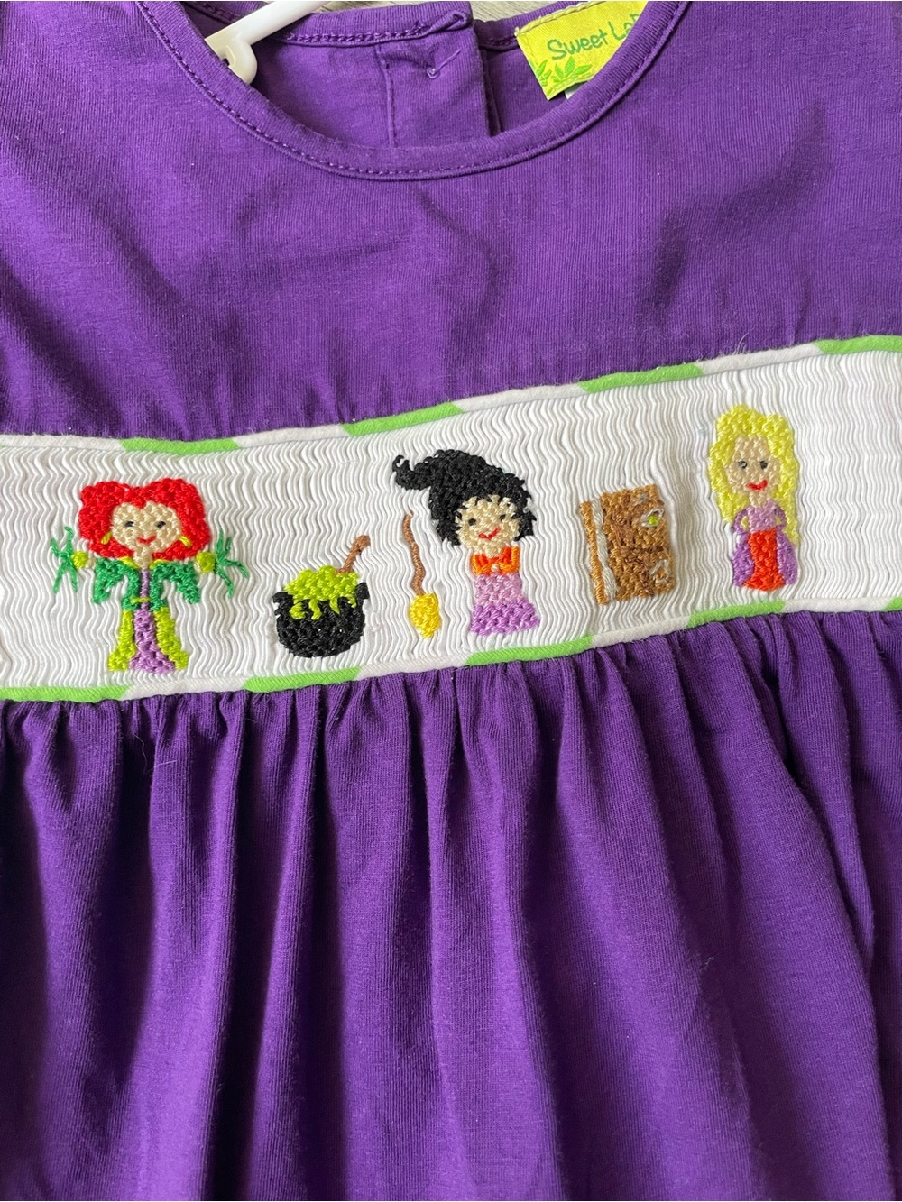 Hocus Pocus Smocked top paired with Matilda Jane Leggings